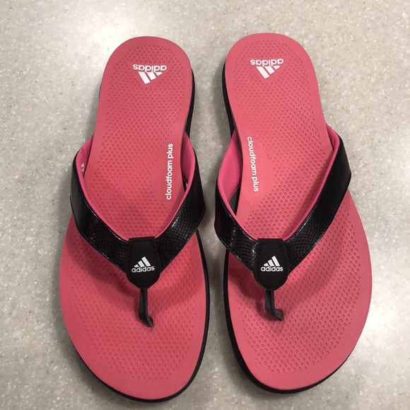 adidas cloudfoam plus flip flops